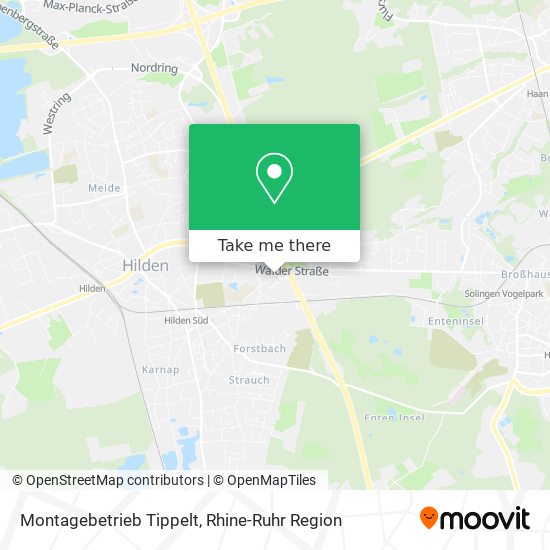 Montagebetrieb Tippelt map