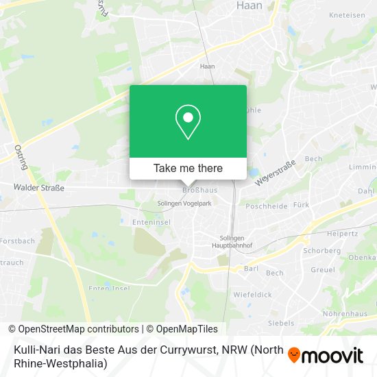 Карта Kulli-Nari das Beste Aus der Currywurst