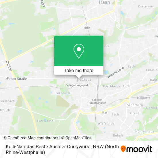 Карта Kulli-Nari das Beste Aus der Currywurst