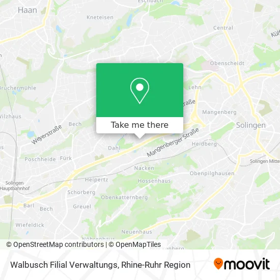 Карта Walbusch Filial Verwaltungs