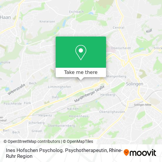 Ines Hofschen Psycholog. Psychotherapeutin map