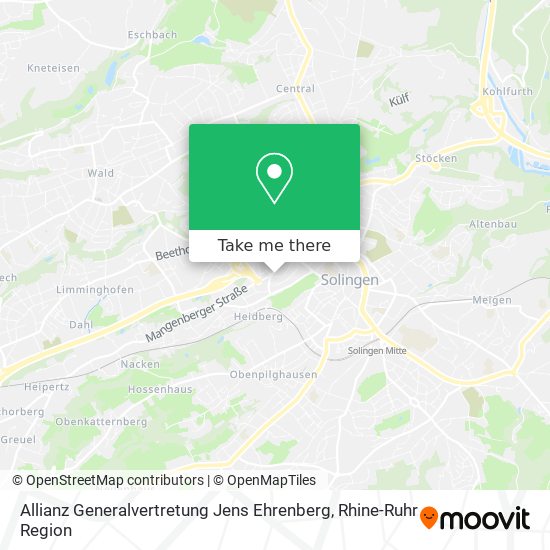 Карта Allianz Generalvertretung Jens Ehrenberg