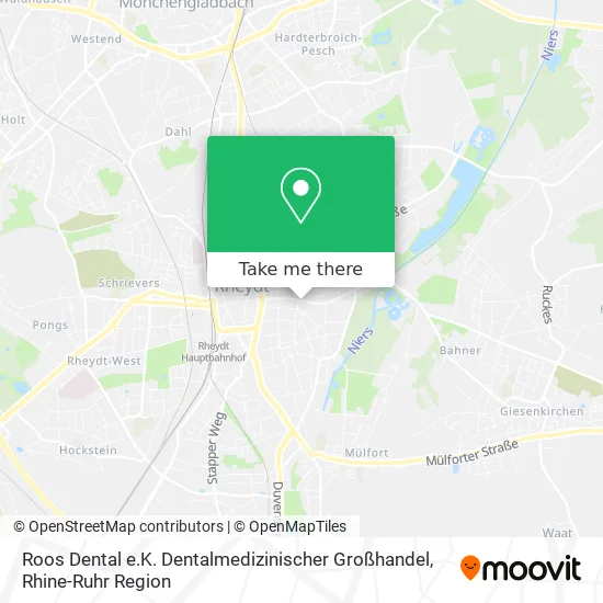 Roos Dental e.K. Dentalmedizinischer Großhandel map