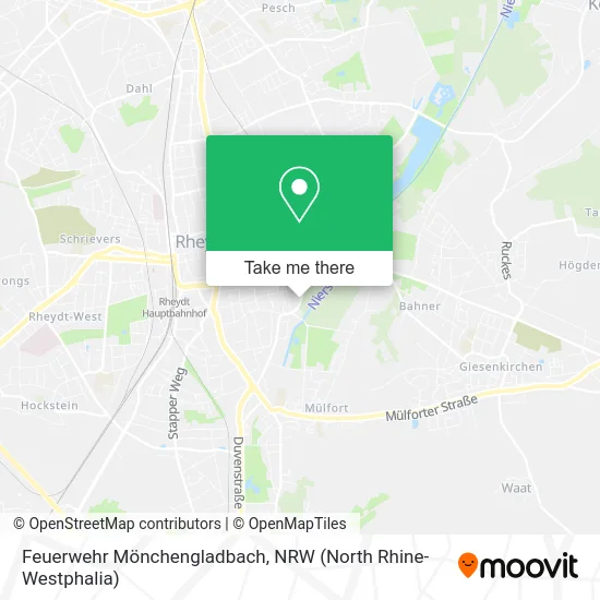 Карта Feuerwehr Mönchengladbach
