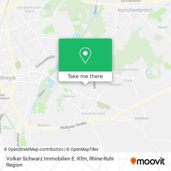 Volker Schwarz Immobilien E. Kfm map