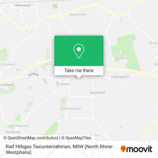 Ralf Hilliges Taxiunternehmen map