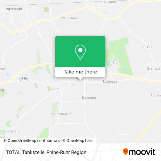 TOTAL Tankstelle map