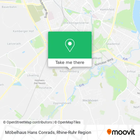 Карта Möbelhaus Hans Conrads