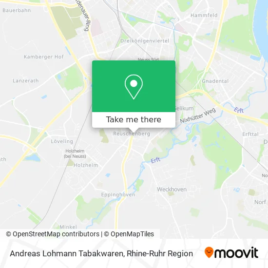 Карта Andreas Lohmann Tabakwaren