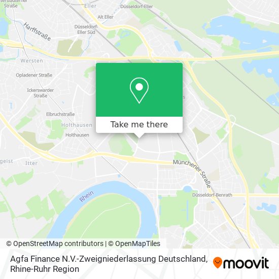 Agfa Finance N.V.-Zweigniederlassung Deutschland map