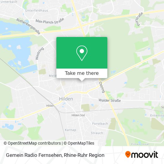 Gemein Radio Fernsehen map