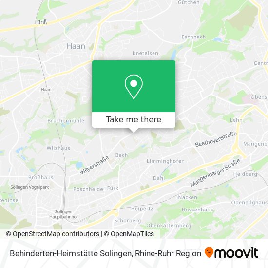 Behinderten-Heimstätte Solingen map