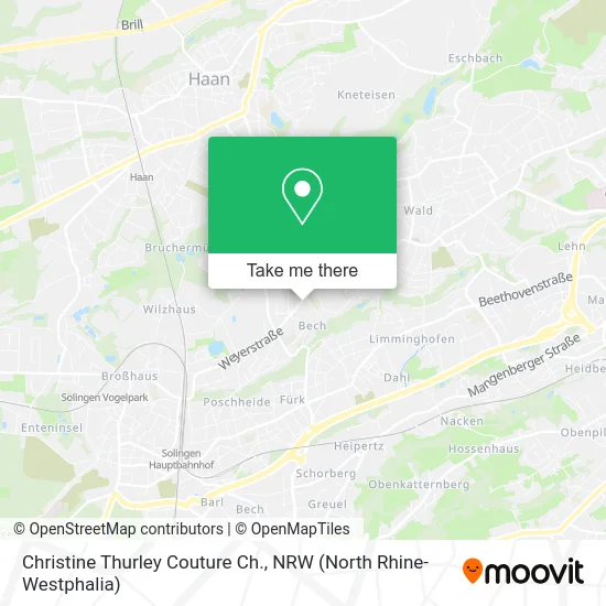 Christine Thurley Couture Ch. map