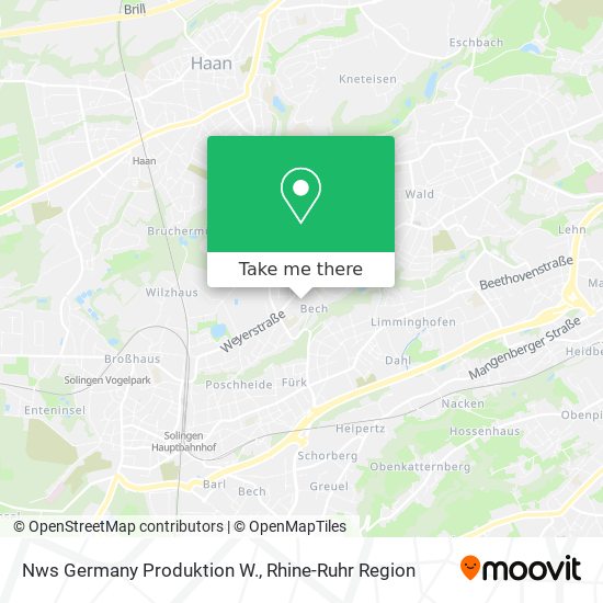 Nws Germany Produktion W. map