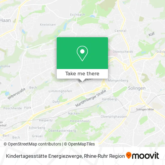 Карта Kindertagesstätte Energiezwerge