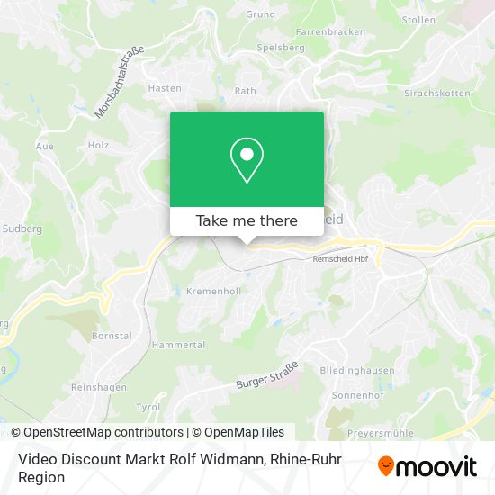 Video Discount Markt Rolf Widmann map