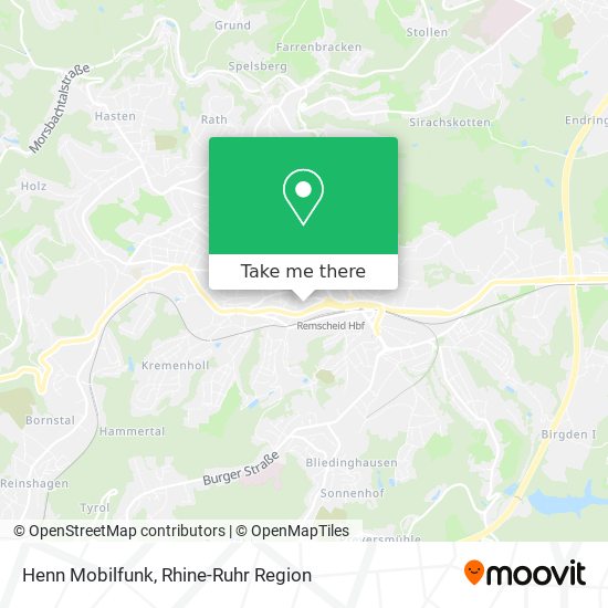 Henn Mobilfunk map