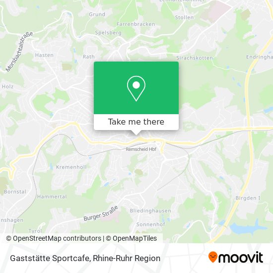 Gaststätte Sportcafe map