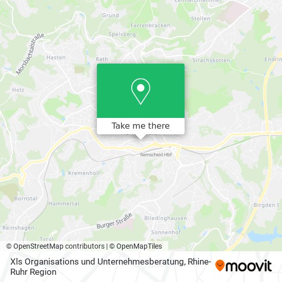 Xls Organisations und Unternehmesberatung map