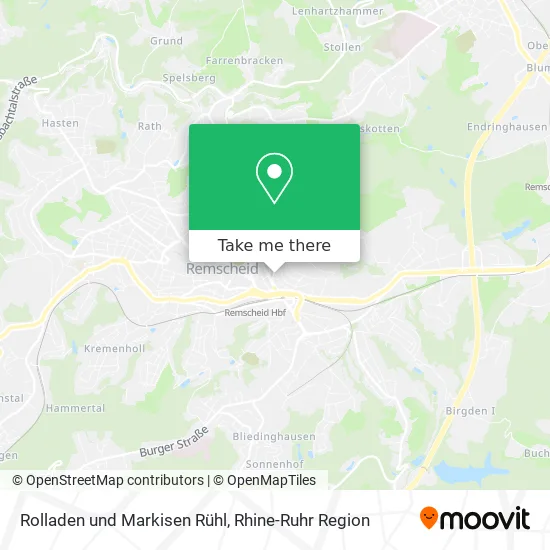 Карта Rolladen und Markisen Rühl