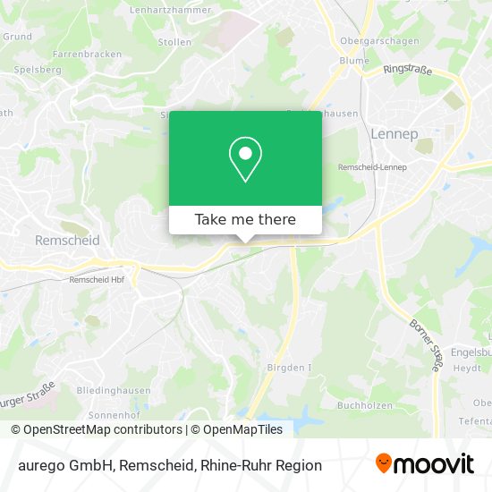 aurego GmbH, Remscheid map