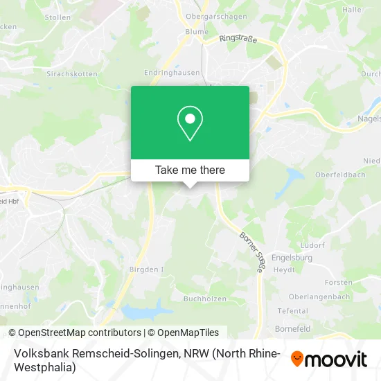 Карта Volksbank Remscheid-Solingen