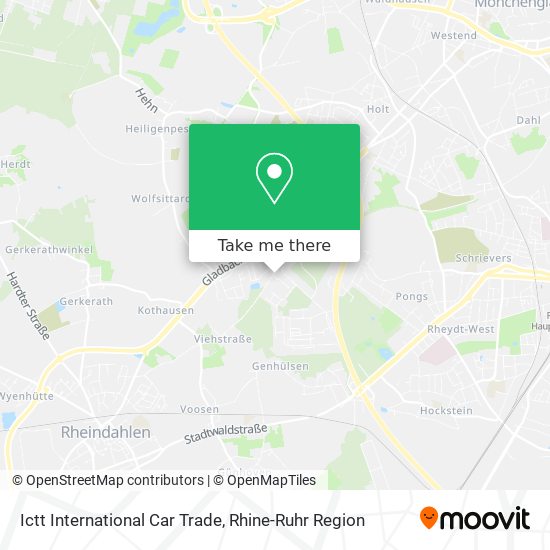 Ictt International Car Trade map