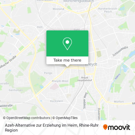 Azeh-Alternative zur Erziehung im Heim map