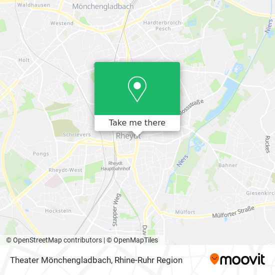 Theater Mönchengladbach map