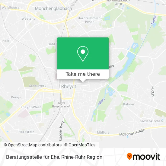 Карта Beratungsstelle für Ehe
