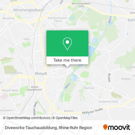 Diveworks-Tauchausbildung map