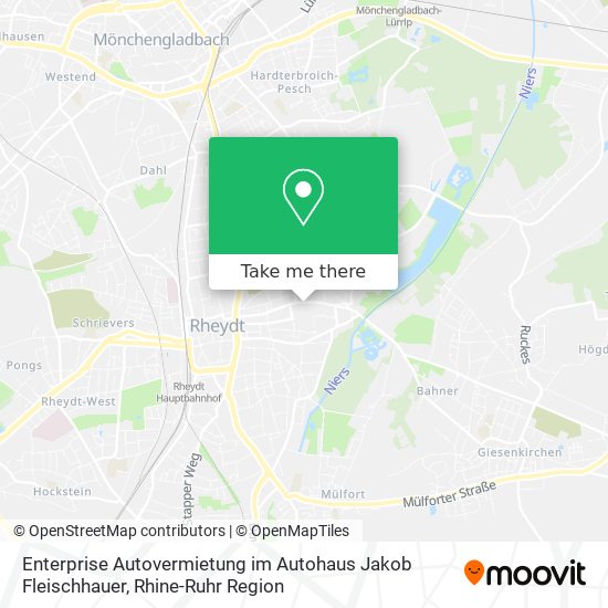 Enterprise Autovermietung im Autohaus Jakob Fleischhauer map