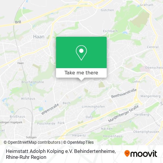 Heimstatt Adolph Kolping e.V. Behindertenheime map