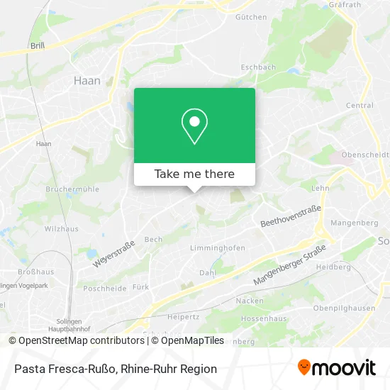 Карта Pasta Fresca-Rußo