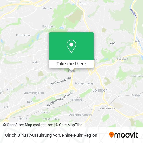 Ulrich Binus Ausführung von map