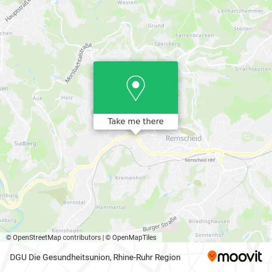 Карта DGU Die Gesundheitsunion