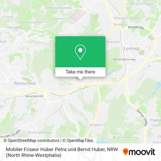 Карта Mobiler Friseur Huber Petra und Bernd Huber