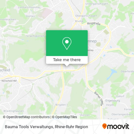 Bauma Tools Verwaltungs map