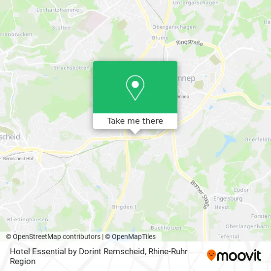 Карта Hotel Essential by Dorint Remscheid