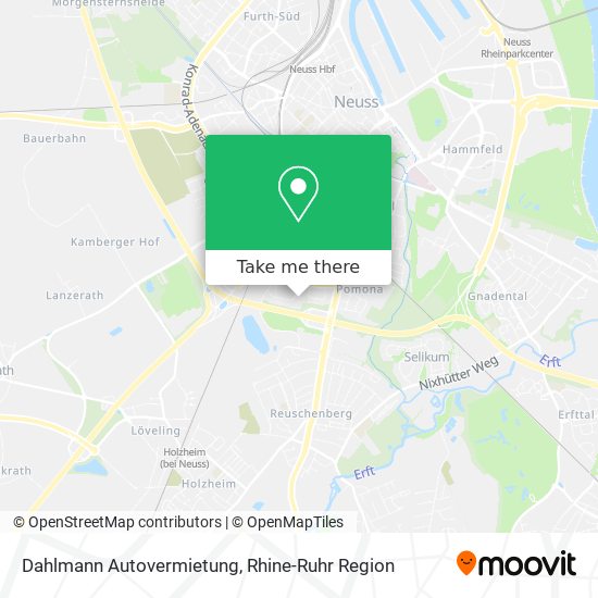 Dahlmann Autovermietung map