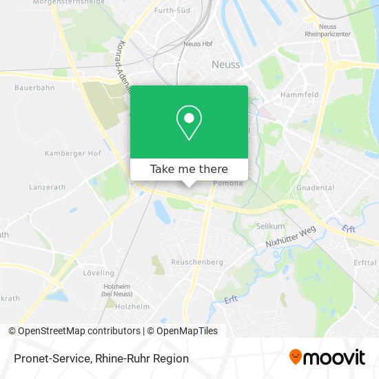 Pronet-Service map