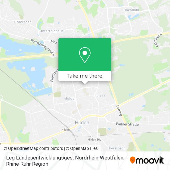 Leg Landesentwicklungsges. Nordrhein-Westfalen map