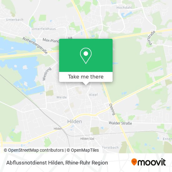 Abflussnotdienst Hilden map