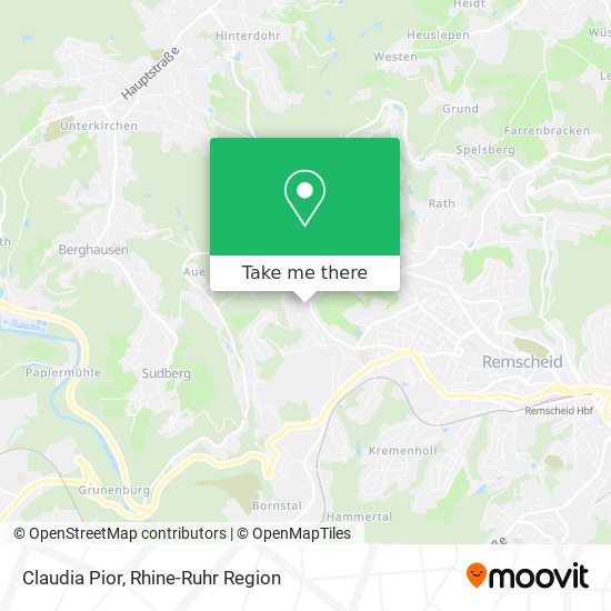 Claudia Pior map