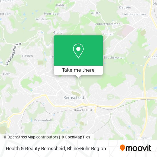 Health & Beauty Remscheid map