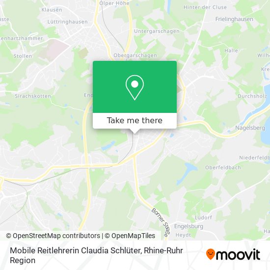 Mobile Reitlehrerin Claudia Schlüter map