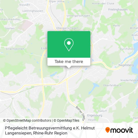 Pflegeleicht Betreuungsvermittlung e.K. Helmut Langensiepen map