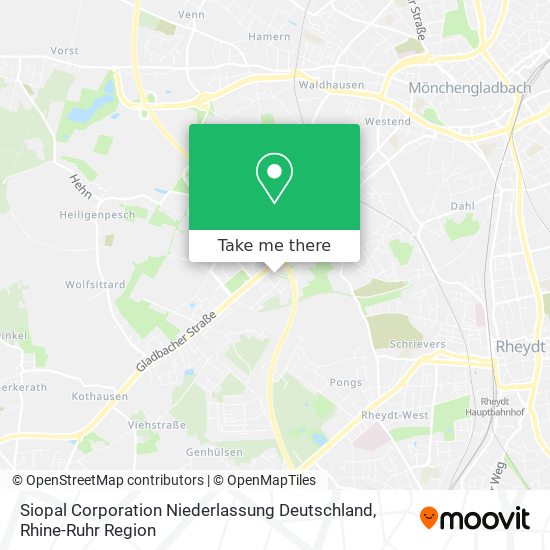 Siopal Corporation Niederlassung Deutschland map