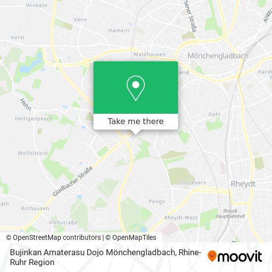 Bujinkan Amaterasu Dojo Mönchengladbach map