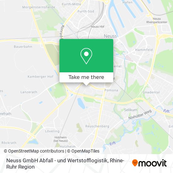 Neuss GmbH Abfall - und Wertstofflogistik map